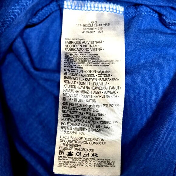 Hurley Kids Blue Surf Tank Top (Size M, 10/12 Years) – Excellent Condition - Picture 4 of 6